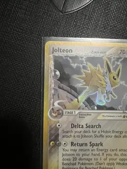 2005 Pokemon TCG LP/NM EX Delta Species Jolteon Holo #7/113 - Image 5