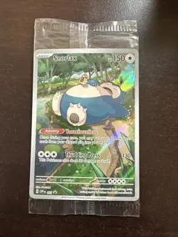 Snorlax SVP051 Promo Sealed Pokemon TCG Scarlet & Violet 151 Illustration Rare - Image 1