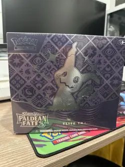 Pokemon Scarlet & Violet Paldean Fates Pokemon Center ETB Elite Trainer Box NEW - Image 1