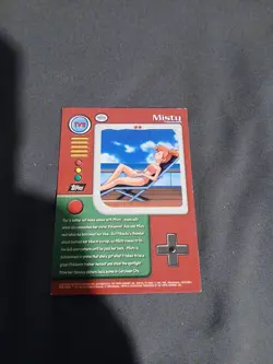 Pokemon Vintage Topps Misty TV3 Rare Black Label Non-Foil LP English - Image 2