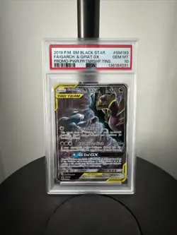 2019 Pokemon Black Star Garchomp & Giratina Gx Promo PSA GEM MINT 10 - Image 1