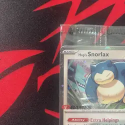 Hop's Snorlax Pokemon Journey Together 117-159 EBGames Stamped - Image 2