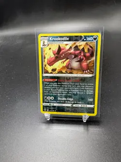 Krookodile Pokemon TCG 113/195 Reverse Holo Rare Silver Tempest - Image 1