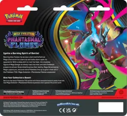 POKEMON PHANTASMAL FLAMES 3-PACK / TRIPLE BLISTER - WEAVILE - SEALED - Image 3