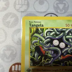 Tangela 1st Edition Shadowless - 1999 Pokemon Base Set - 66/102 - MP - Image 3