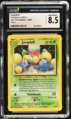 JUMPLUFF Neo Revelation Holo Rare #9 CGC 8.5 Vintage Pokemon [Nostalgium] - Image 1