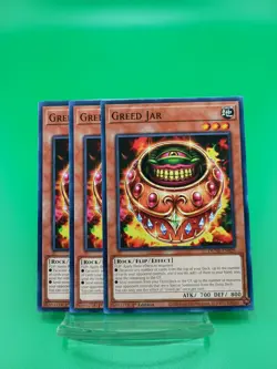 Yu-Gi-Oh! - 3x Greed Jar - DUNE-EN029 - Common - 1st Ed - NM/M - NEW - Image 1