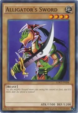 Alligator's Sword - LDK2-ENJ08 - Common - Unlimited Edition - Near Mint - Image 1