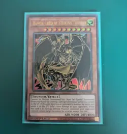 SDSA-EN043 HAMON, LORD OF STRIKING THUNDER ULTRA RARE 1ST EDITION YuGiOh Mint - Image 2