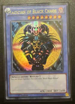 YuGiOh Magician of Black Chaos - YGLD-ENC01 - Ultra Rare - 1st Edition - NM - Image 1