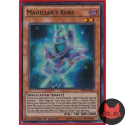 Yugioh Magician's Robe SHVI-ENSE3 Super Rare NM - Image 1
