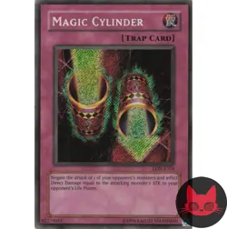Yugioh Magic Cylinder LON-E104 Secret Rare MP - Image 1