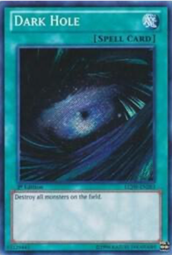 Dark Hole LCJW-EN283 Secret Rare 1st NM Yugioh - Image 1