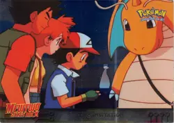 THE INVITATION #13 - BLUE Logo SILVER HOLO MEWTWO SB - TOPPS POKEMON CARD - LP/P - Image 1