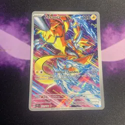Pokemon TCG Zeraora Stellar Crown Holo Card 151/142 Sv07 - Image 1