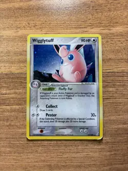 Wigglytuff Holo - 13/100 - EX Crystal Guardians Vintage Pokemon Card DMG - Image 1