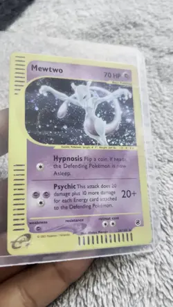 Mewtwo 20/165 Expedition E Series English 2002 Rare HOLO NM Pokemon Card - Image 2