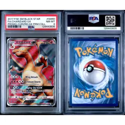 PSA 8 Charizard GX Full Art Black Star Promo 2017 Pokemon Card #SM60 - Image 3