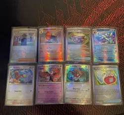 Prismatic Evolutions 7 Pokeball 1 Master Ball Card Lot -NM - Image 1