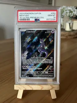 Pokemon Card Mewtwo SVP 052 Scarlet & Violet 151 UPC Promo PSA 10 Gem Mint - Image 1