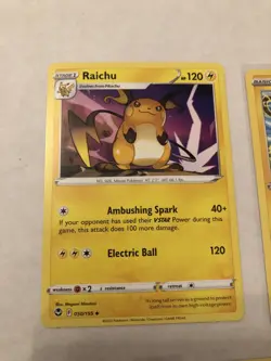 Lot of 8 Pikachu and Raichu Pokemon Cards - Image 3