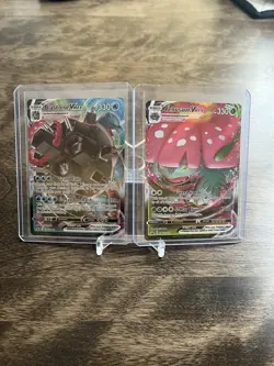 Blastoise VMAX SWSH103 And Venusaur VMAX SWSH102 Pokemon Black Star Promo Card - Image 1