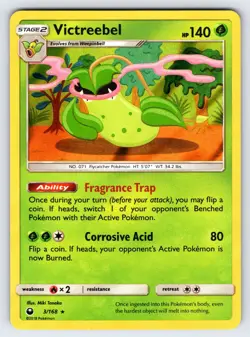 Victreebel 3/168 2018 SM Celestial Storm Pokemon Card Nintendo Holo Rare - Vlp - Image 1