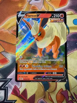 Pokemon TCG Flareon v SWSH Black Star Promo Card SWSH149 NM - Image 1