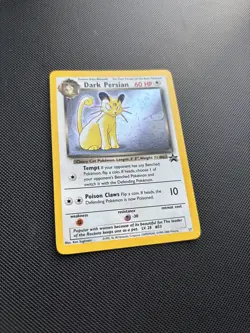 Pokemon Card Black Star Promo Dark Persian 17 Holo WOTC - Image 3