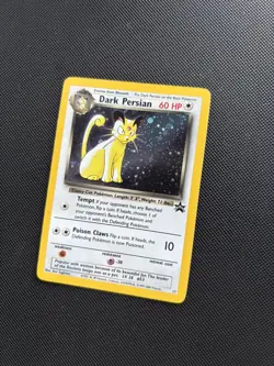 Pokemon Card Black Star Promo Dark Persian 17 Holo WOTC - Image 4