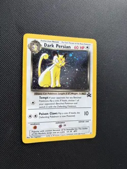 Pokemon Card Black Star Promo Dark Persian 17 Holo WOTC - Image 5