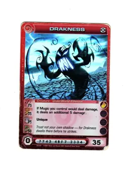 Chaotic creature card Underworld Drakness low Max Courage Wisdom - Image 1