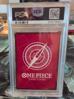 Sanji PRB01-001 Leader English Alt Art One Piece Card Game PSA 10 - Image 4