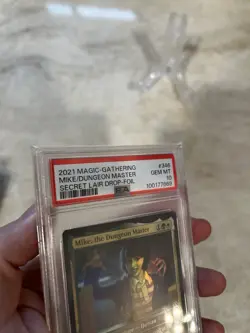 Stranger Things Magic The Gathering MTG Mike The Dungeon Secret Lair Foil PSA 10 - Image 3