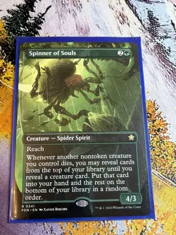 Spinner of Souls (Borderless) [Foundations] Near Mint - Image 3