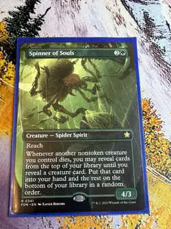 Spinner of Souls (Borderless) [Foundations] Near Mint - Image 4