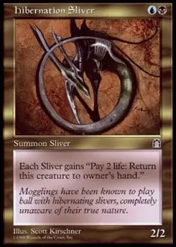 Hibernation Sliver PL/MP, English MTG Stronghold - Image 1