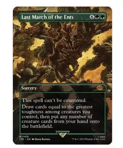 NM - Last March of the Ents (Borderless) Universes Beyond: Lord of the Rings - Image 1