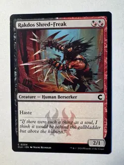 Magic the Gathering Rakdos Shred-Freak Ravnica Clue Edition MTG - Image 1