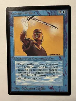 MTG - Beta Edition - Animate Artifact - MP Magic The Gathering Vintage - Image 1