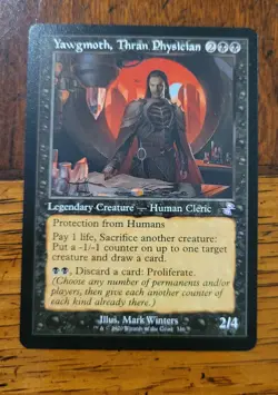 Yawgmoth, Thran Physician x1 MTG RETRO Time Spiral Remastered Magic Near Mint NM - Image 1