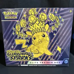 Surging Sparks Elite Trainer Box ETB - Factory Sealed - Pokemon Scarlet & Violet - Image 1