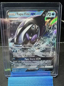 2017 Pokemon Sun & Moon Burning Shadows Tapu Fini GX #39/147 - Image 1