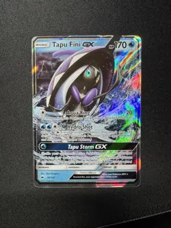 2017 Pokemon Sun & Moon Burning Shadows Tapu Fini GX #39/147 - Image 4