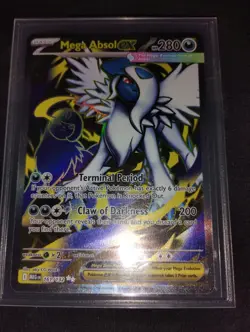 Pokemon TCG Mega Absol EX #161/132 Full Art Mega Evolutions - Image 1