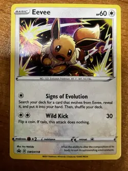 Eevee SWSH118- Pokemon TCG Chilling Reign - Black Star Promo - Image 1