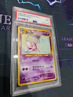 2000 POKEMON JAPANESE NEO 2 196 ESPEON-HOLO | PSA 9 - FART SWIRL 💨💨💨 - Image 2