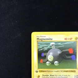 Pokemon - Base Set 1st Edition Shadowless - Magnemite 53/102 - Common LP - Image 3