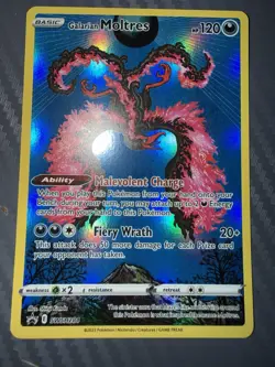 Pokemon TCG Galarian Moltres #SWSH284 Sword & Shield Black Star Promo Holo - Image 1