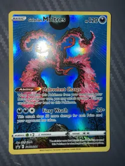 Pokemon TCG Galarian Moltres #SWSH284 Sword & Shield Black Star Promo Holo - Image 5